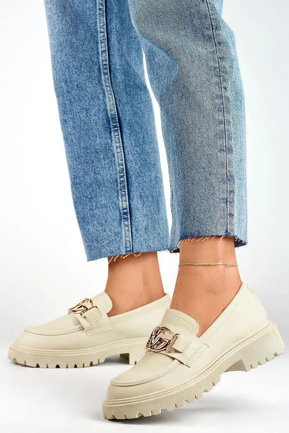 PRIMO elegance muted beige shade semi-boots - Honesty Sales
