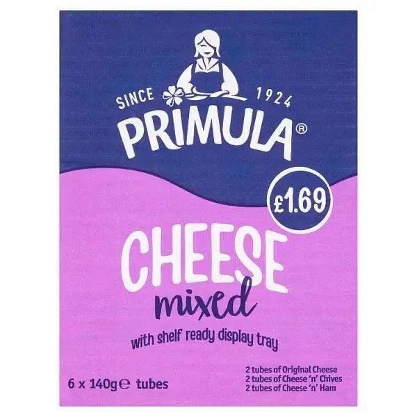 Primula Cheese Mixed 6 x 140g - Honesty Sales Main image