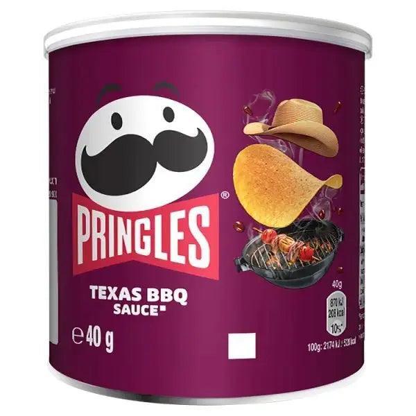 Pringles Texas BBQ Sauce Crisps Can 40g (Case of 12) - Honesty Sales