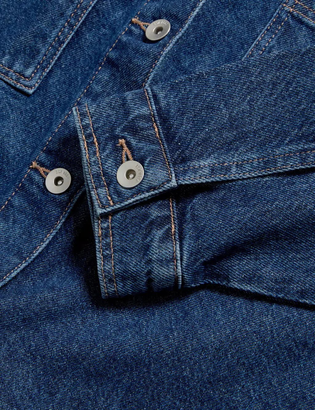 Pure Cotton Denim Relaxed Jacket - Honesty Sales