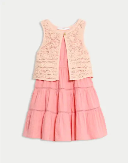 Pure Cotton Woven Dress (2 - 8 Yrs) - Honesty Sales