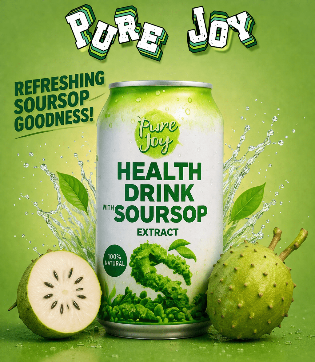 Pure Joy Soursop Health Drink 330ml (Case of 24) - Honesty Sales