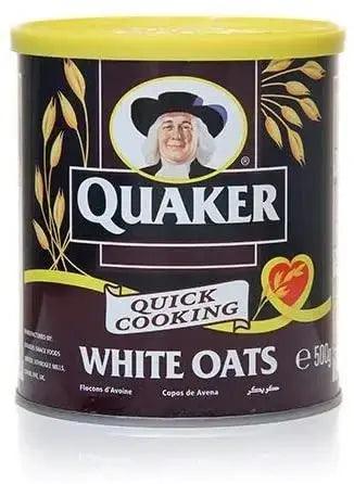 Quaker White Oats Tin - 500g - Honesty Sales