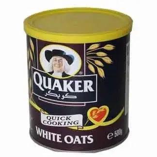 Quaker White Oats Tin - 500g - Honesty Sales