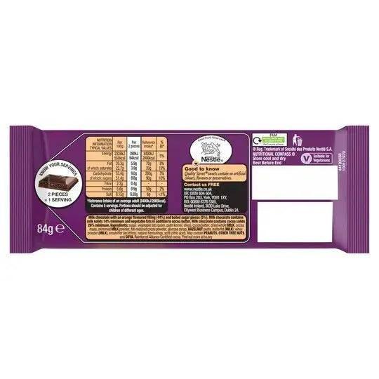 Quality Street Favourites Orange Crunch Block 84G (Case of 18) - Honesty Sales