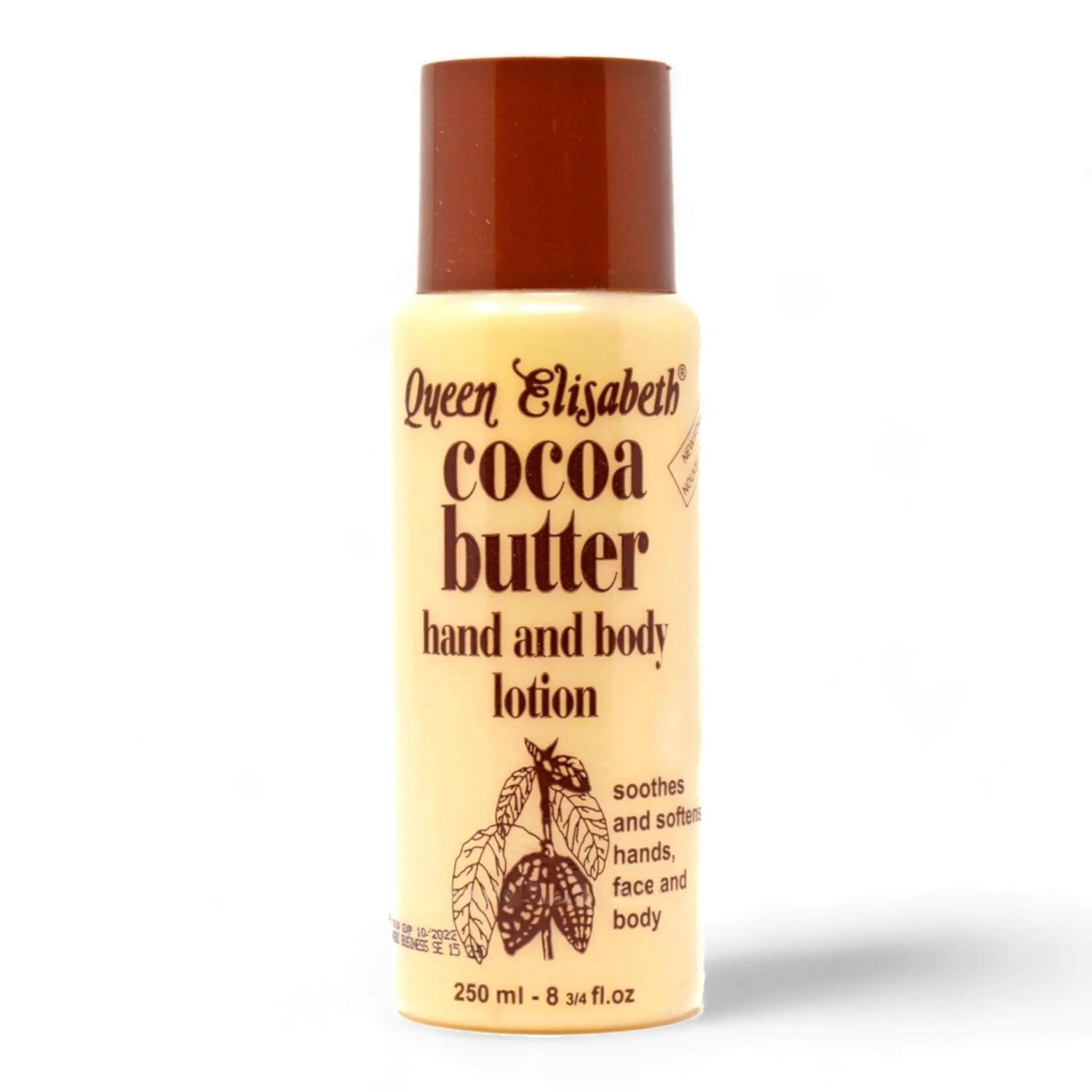 Queen Elizabeth Cocoa Butter Hand & Body Lotion - Honesty Sales