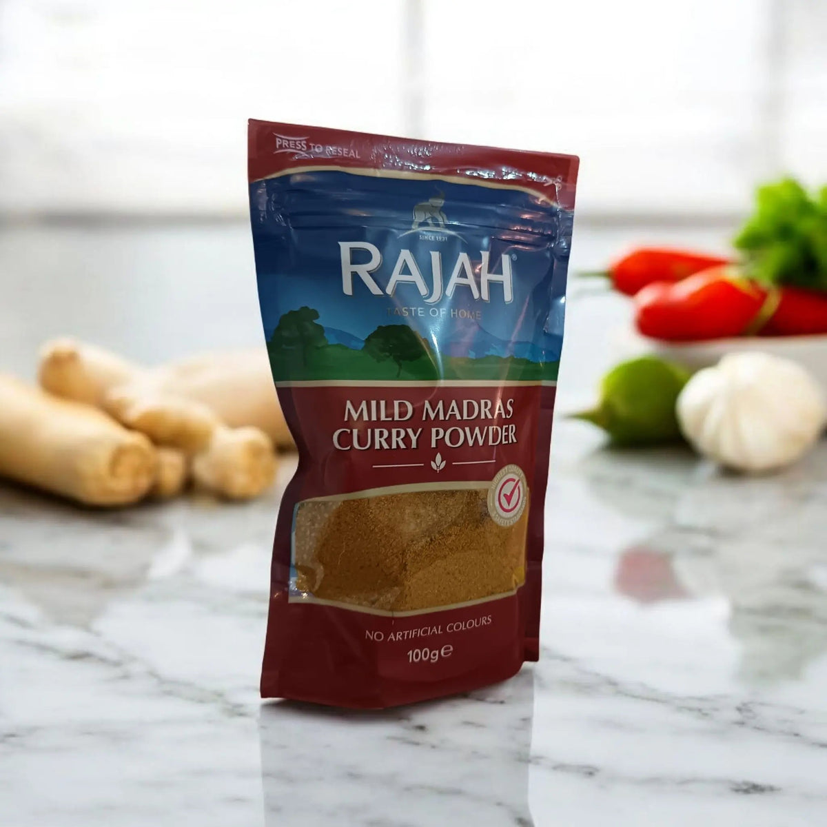 Rajah Mild Madras Curry Powder 100g - Honesty Sales