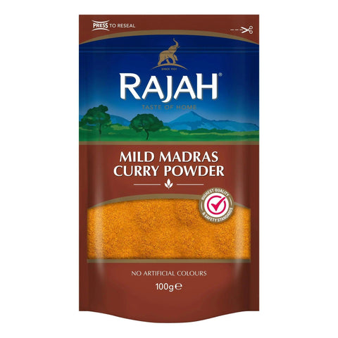 Rajah Mild Madras Curry Powder - Honesty Sales U.K