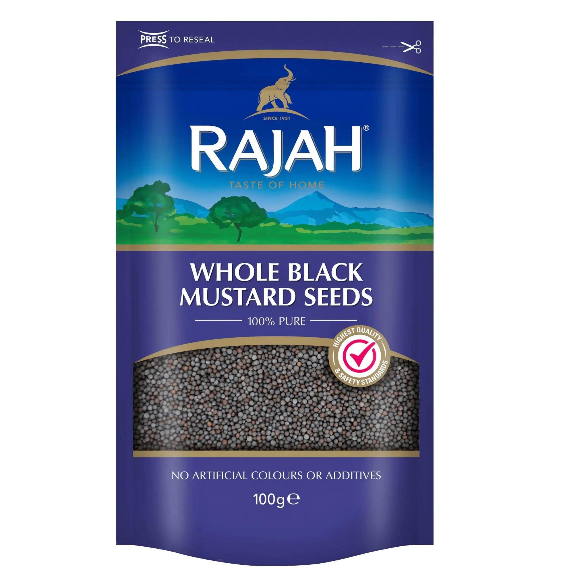 Rajah Whole Black Mustard Pepper(100g) - Honesty Sales Image principale du produit