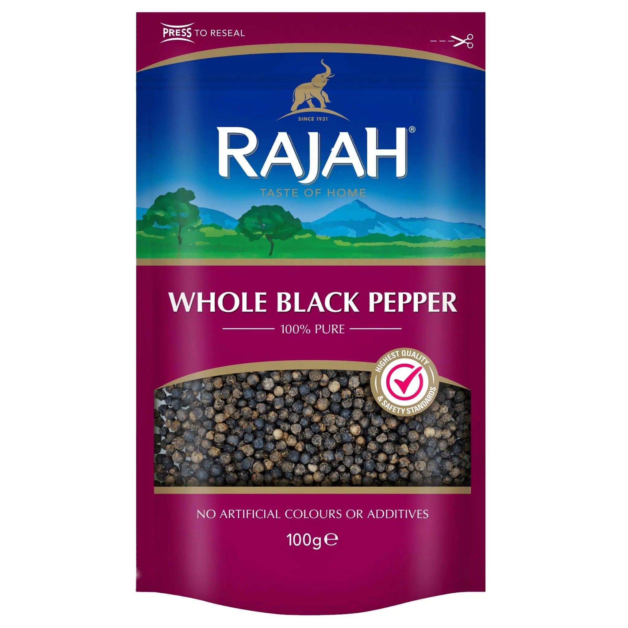 Rajah Whole Black Pepper (100g) - Honesty Sales Image principale du produit