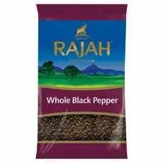 Rajah Whole Black Pepper 100g, No Artificials, Good for Vegetarian - Honesty Sales