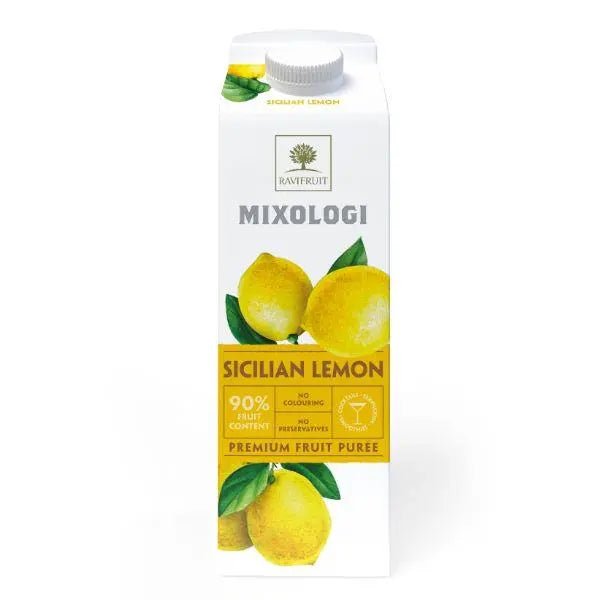 Ravifruit Mixologi Sicilian Lemon Puree 1ltr - Honesty Sales