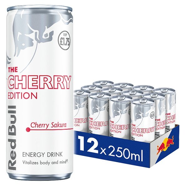 Red Bull Spring Edition Cherry Sakura Energy Drink 250ml (12 x 250ml) - Honesty Sales
