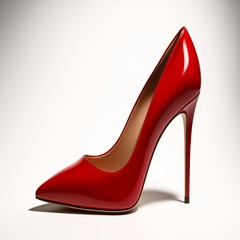 red High-heeled shoe