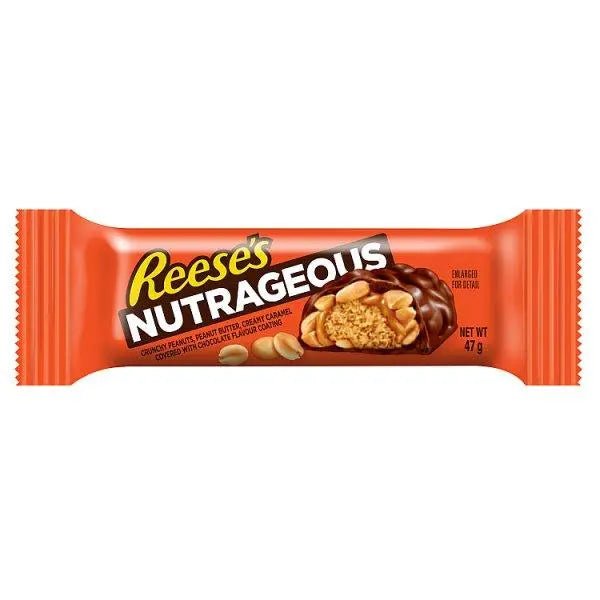Reese's Nutrageous Bar, 47g (Case of 18) - Honesty Sales