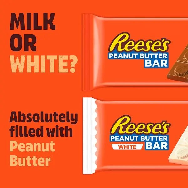 Reese's Peanut Butter Milk Chocolate Flavour Bar 90g (Case of 16) - Honesty Sales