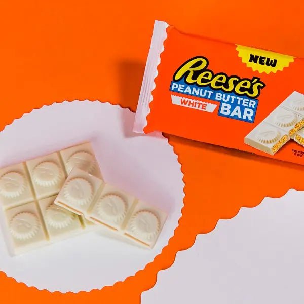 Reese's White Chocolate Flavour Peanut Butter Bar 90g (Case of 16) - Honesty Sales