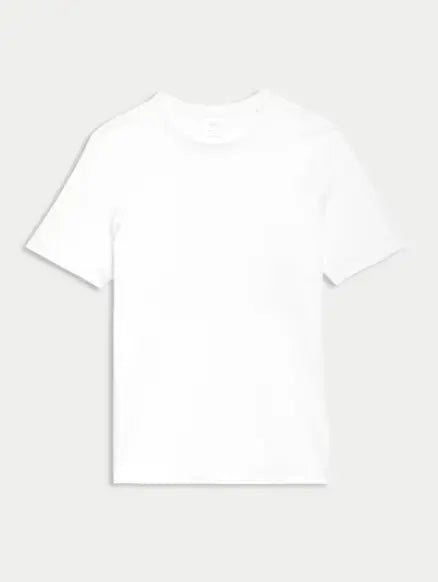 Regular Fit Pure Cotton Crew Neck T-Shirt - Honesty Sales