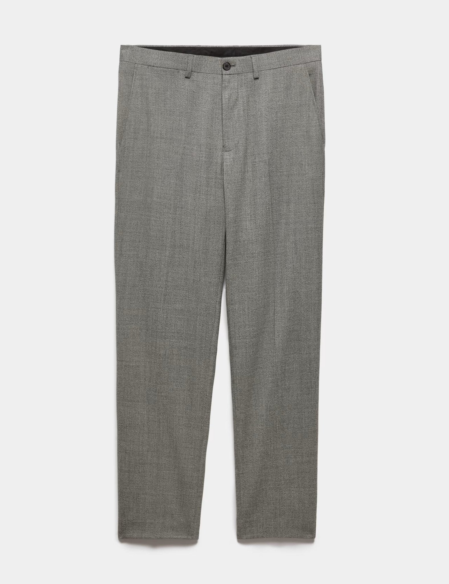 Regular Fit Wool Blend Trousers - Honesty Sales