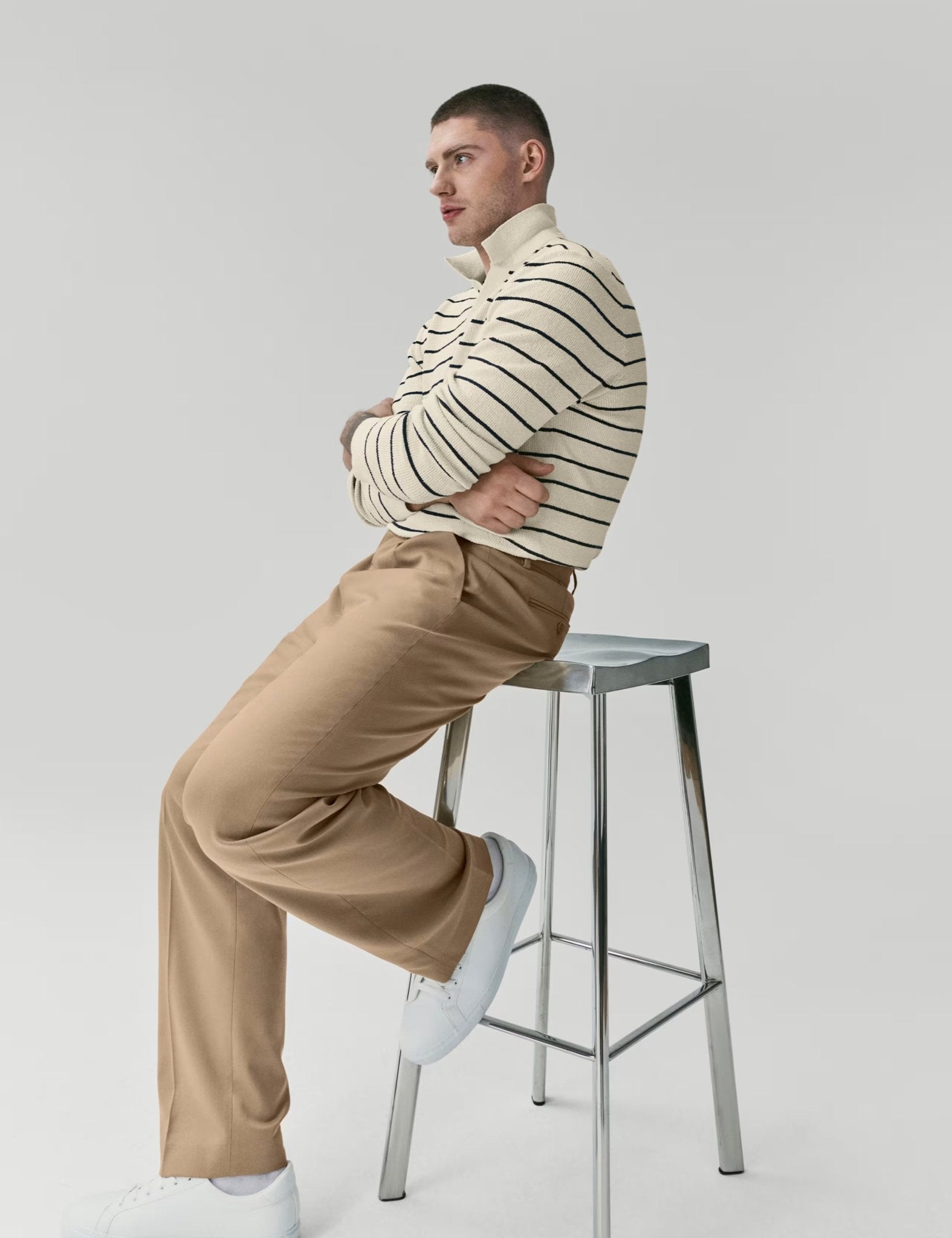 Relax Fit Smart Stretch Trousers - Honesty Sales