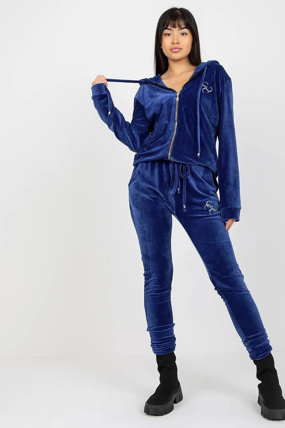 Relevance long sleeves sweatshirt with zipper, hood and slip pockets - Honesty Sales