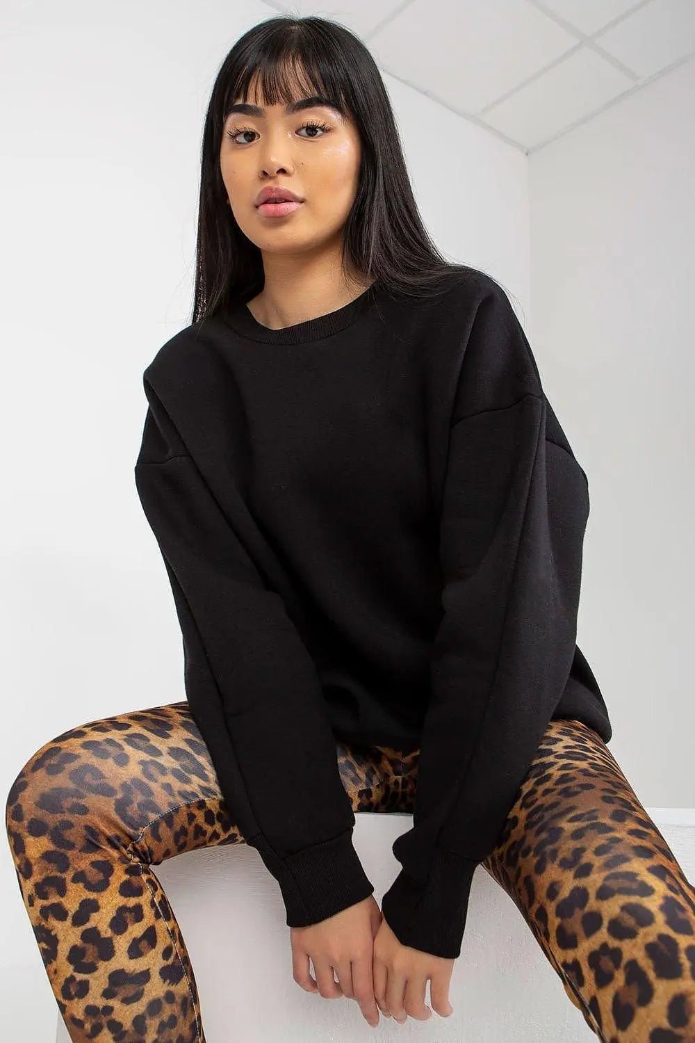 Relevance looser cut warm cotton womens sweatshirt - Honesty Sales