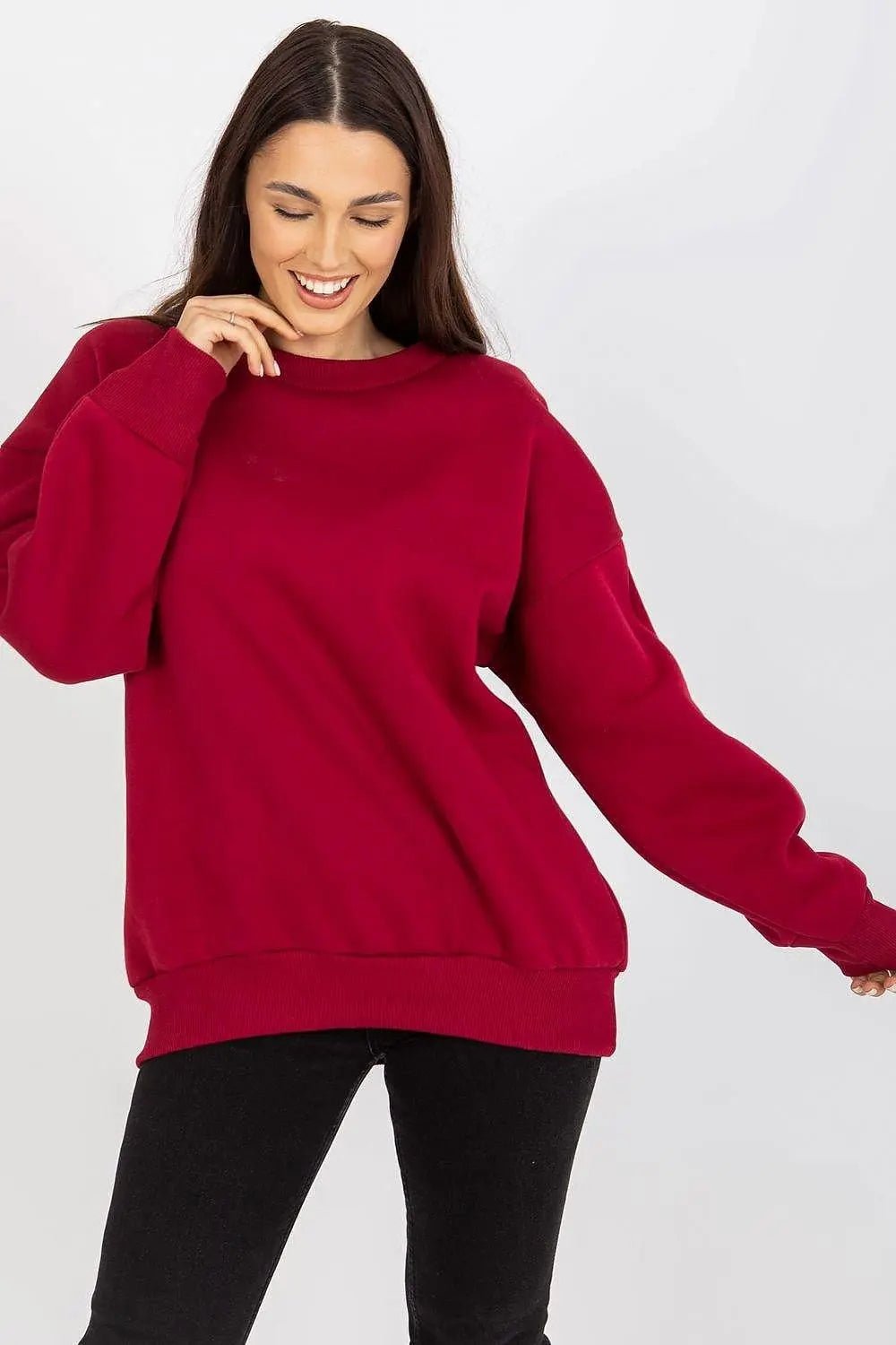 Relevance looser cut warm cotton womens sweatshirt - Honesty Sales
