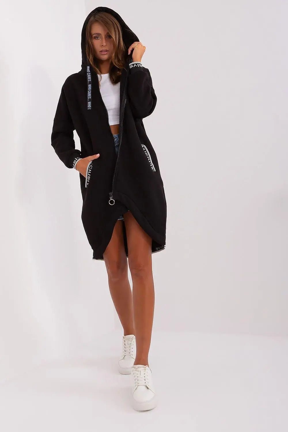 Relevance soft cotton extended sweatshirt - Honesty Sales