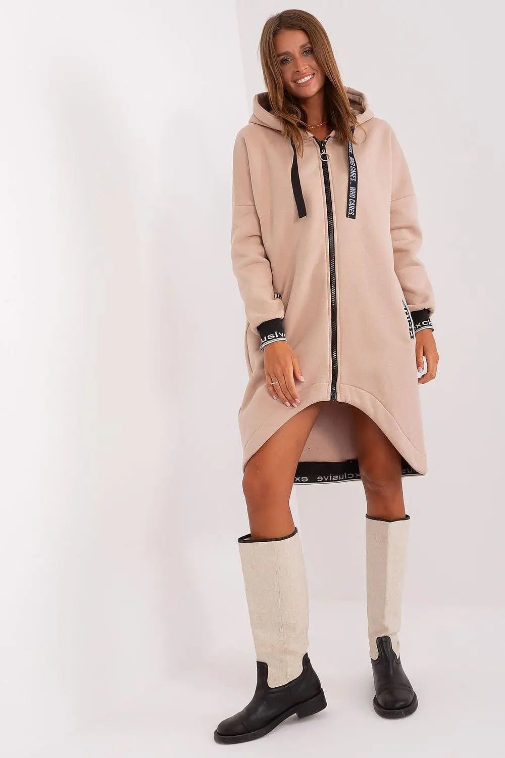 Relevance soft cotton extended sweatshirt - Honesty Sales