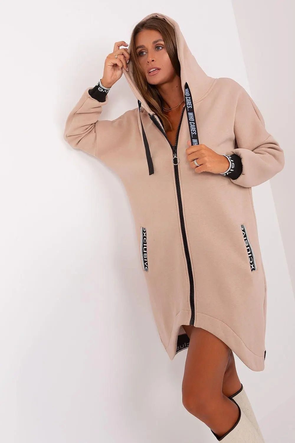 Relevance soft cotton extended sweatshirt - Honesty Sales