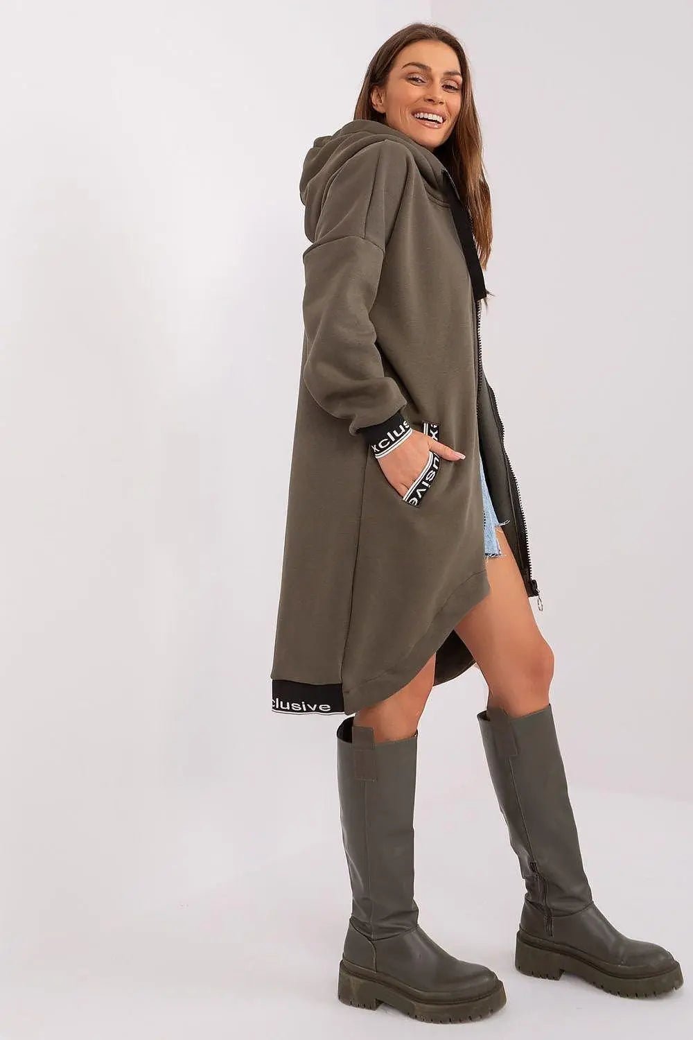 Relevance soft cotton extended sweatshirt - Honesty Sales