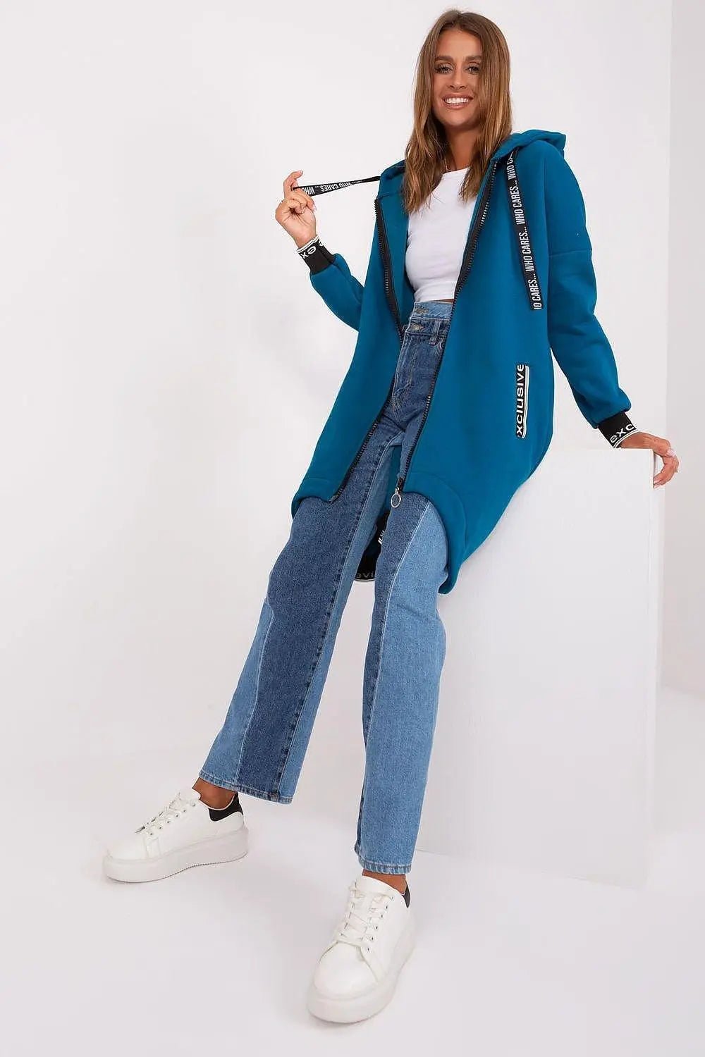 Relevance soft cotton extended sweatshirt - Honesty Sales