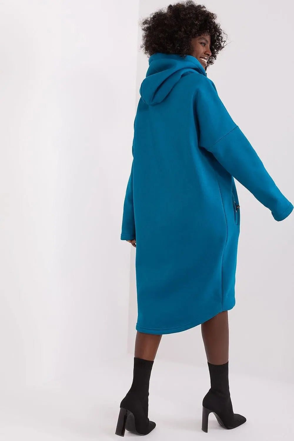 Relevance sporty style extended sweatshirt - Honesty Sales
