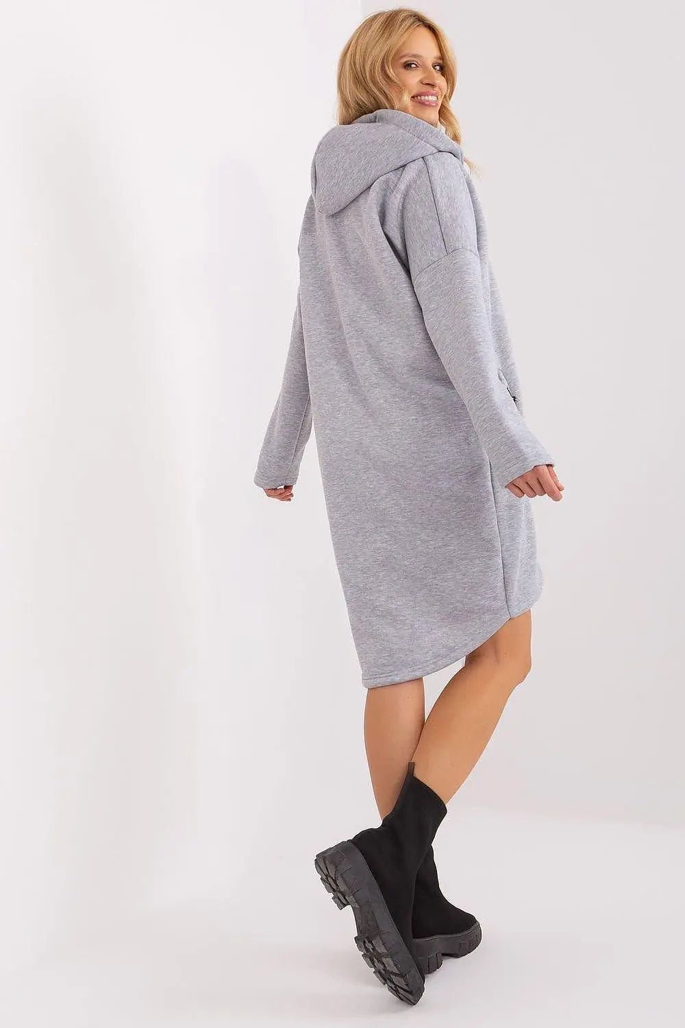 Relevance sporty style extended sweatshirt - Honesty Sales