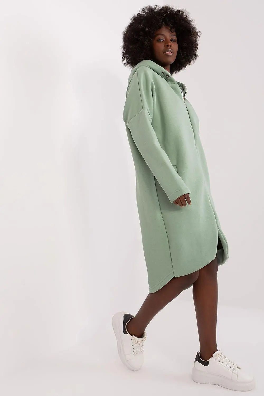 Relevance sporty style extended sweatshirt - Honesty Sales