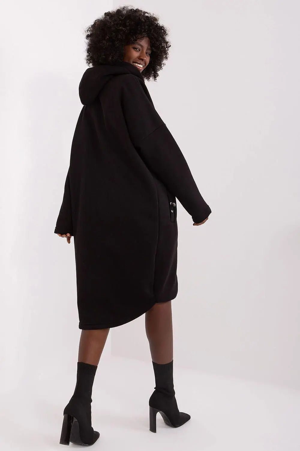 Relevance sporty style extended sweatshirt - Honesty Sales