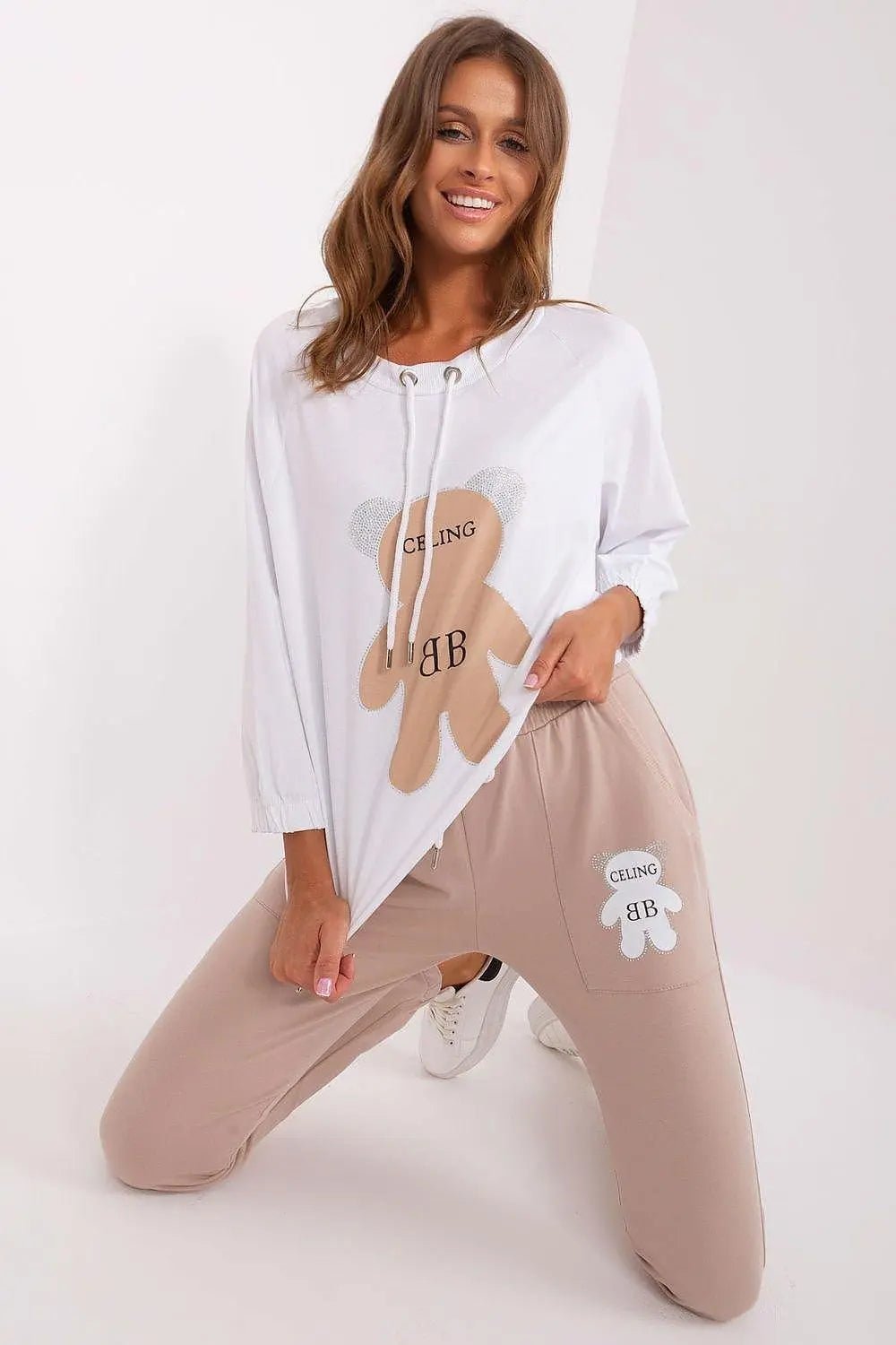 Relevance womens long sleeve sweatshirt and pants - Honesty Sales