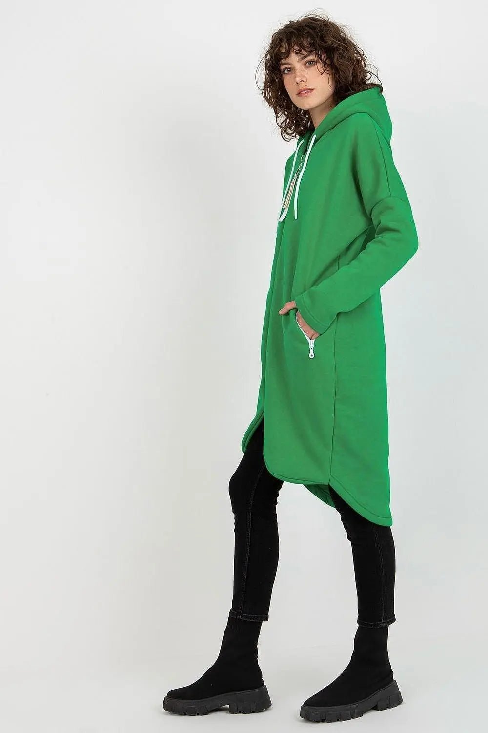 Relevance Womens sweatshirt with an extended cut - Honesty Sales