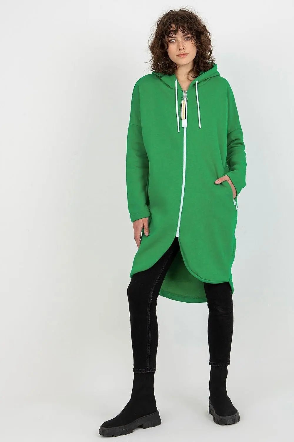 Relevance Womens sweatshirt with an extended cut - Honesty Sales