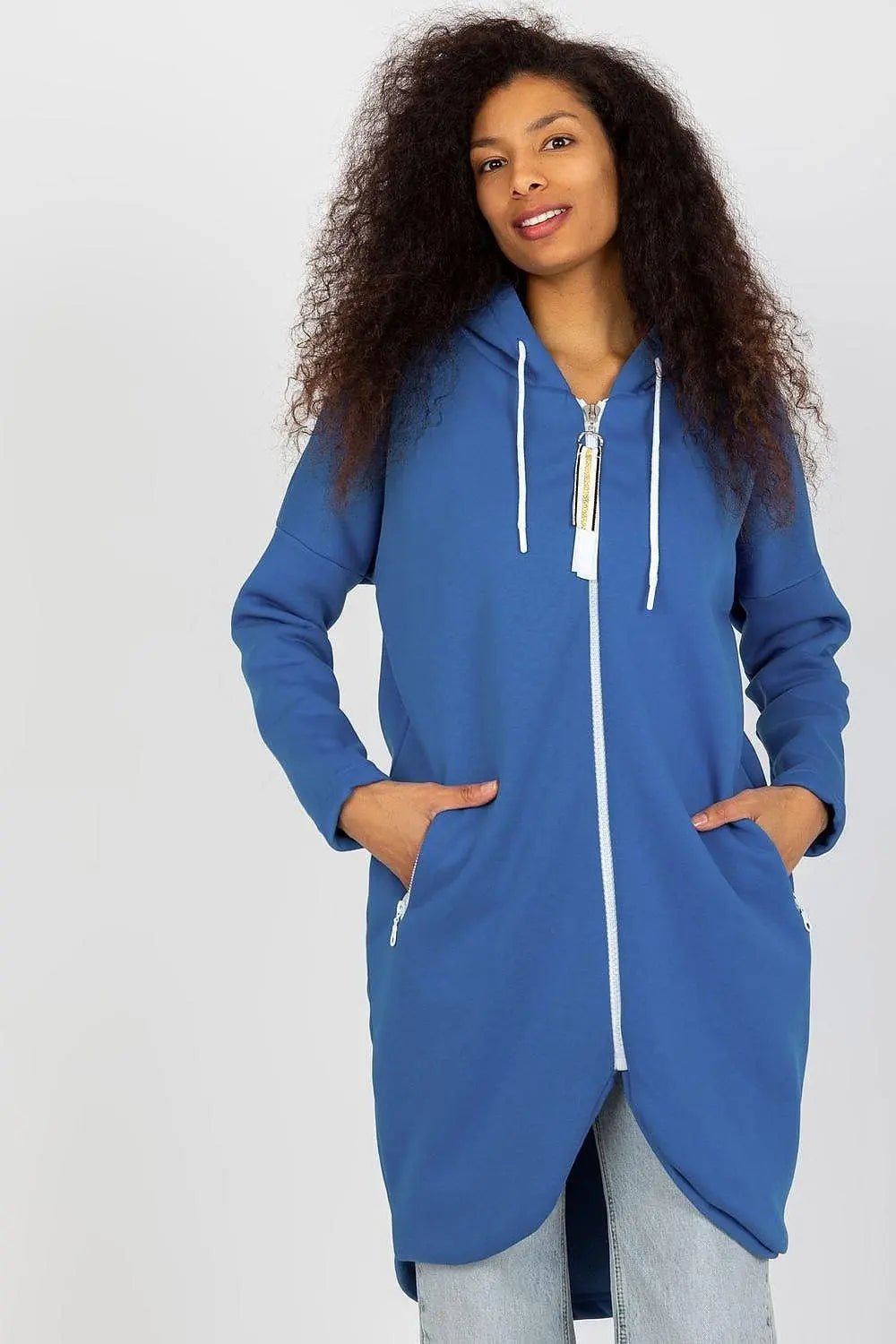 Relevance Womens sweatshirt with an extended cut - Honesty Sales