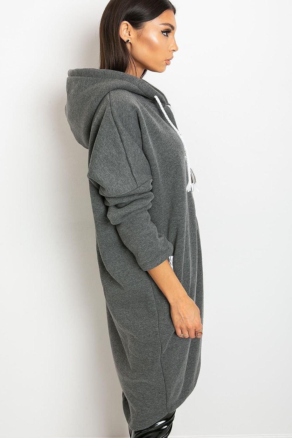 Relevance Womens sweatshirt with an extended cut - Honesty Sales