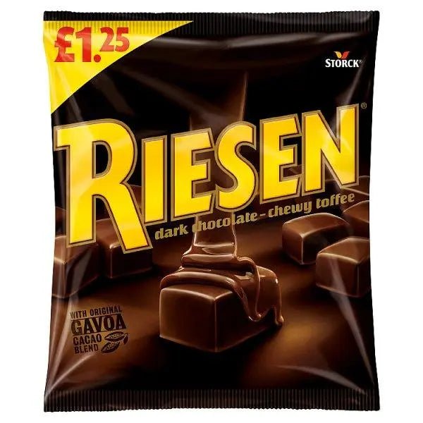 Riesen Dark Chocolate - Chewy Toffee 110g (Case of 12) - Honesty Sales
