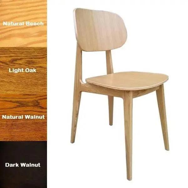 Robinson Wooden Chair in Dark Walnut - Honesty Sales
