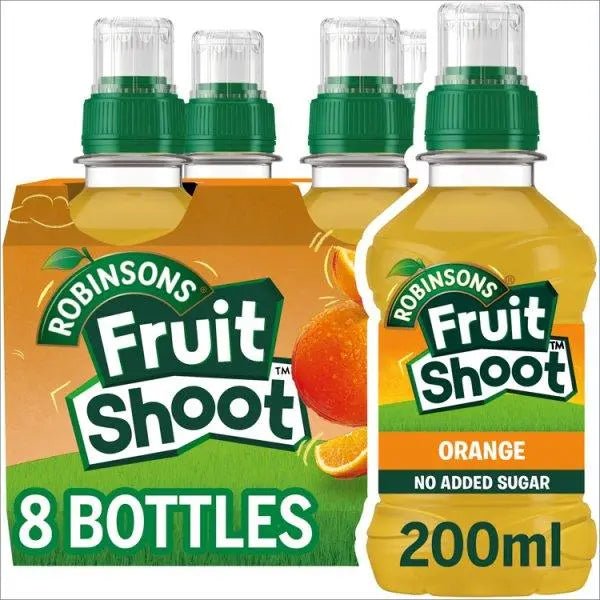 Robinsons Fruit Shoot Orange 8 x 200ml (Case of 3) - Honesty Sales