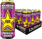 Rockstar Energy Drink Punched Tropical Guava 500ml (Case of 12) - Honesty Sales