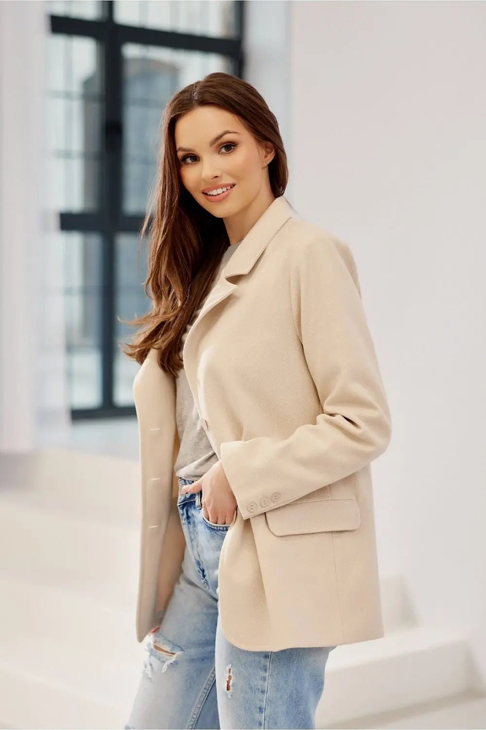 Roco Fashion classic standard-length blazer freya jacket - Honesty Sales