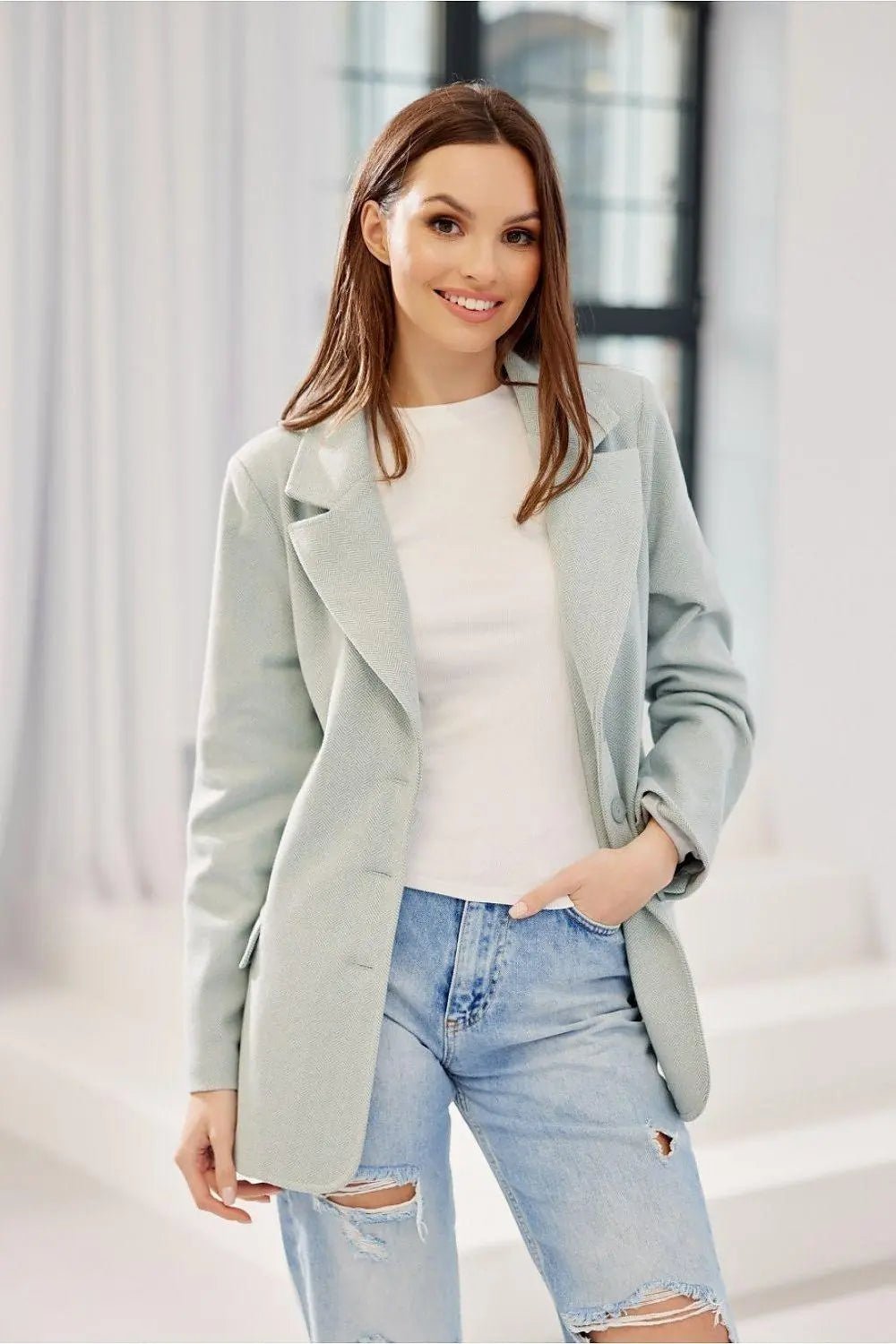 Roco Fashion classic standard-length blazer freya jacket - Honesty Sales