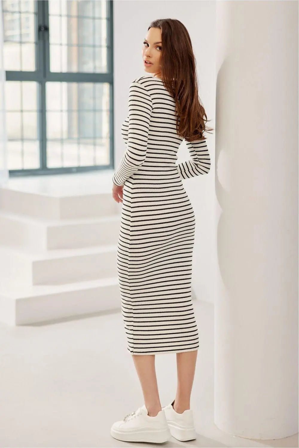 Roco Fashion high-quality knitted fabric eva dress - Honesty Sales