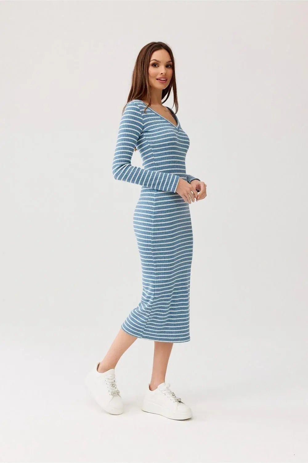 Roco Fashion high-quality knitted fabric eva dress - Honesty Sales