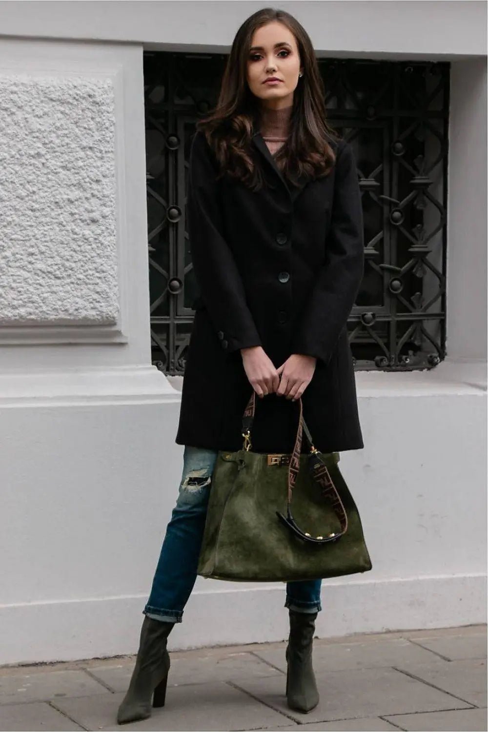 Roco Fashion single-breasted coat with a tailored cut - Honesty Sales